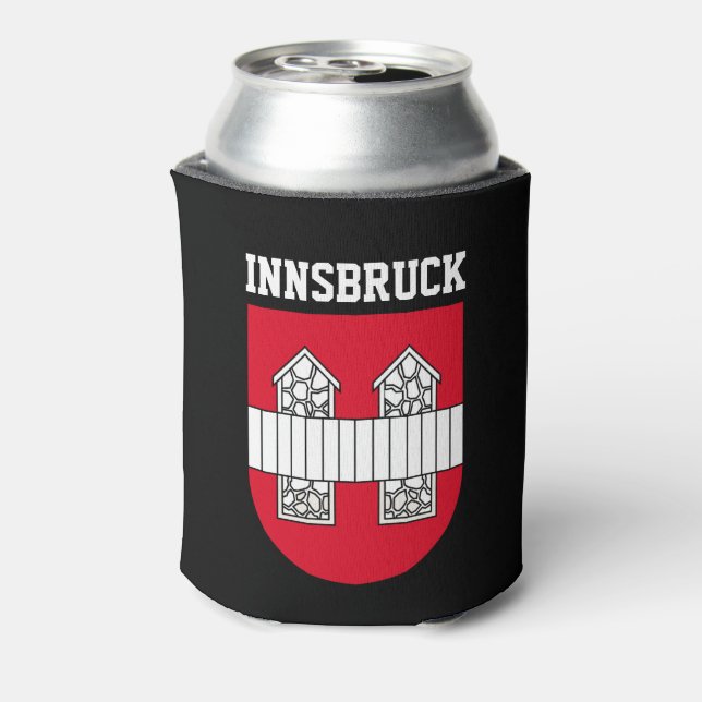 Enfriador De Latas Escudo de armas de Innsbruck - AUSTRIA (Reverso de la lata)