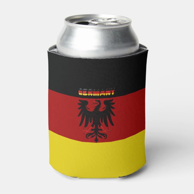 Enfriador De Latas Escudo de armas de la bandera alemana (Lata Anverso)