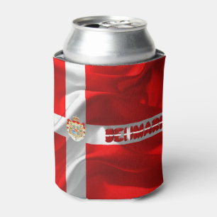 Enfriador De Latas Escudo de armas de la bandera danesa