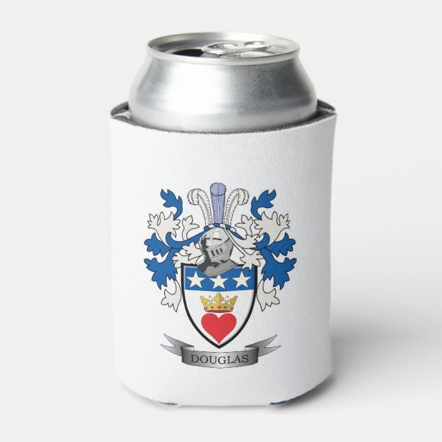 Enfriador De Latas Escudo de armas de la familia Douglas (Lata Anverso)
