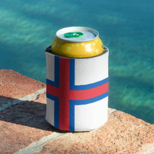 Enfriador De Latas Escudo de armas de las Islas Feroe (DINAMARCA)
