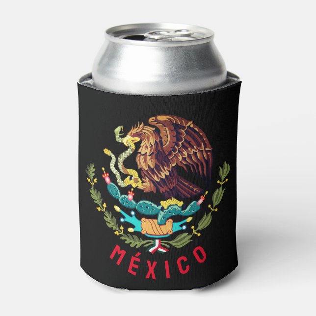 Enfriador De Latas Escudo de armas de México (Lata Anverso)