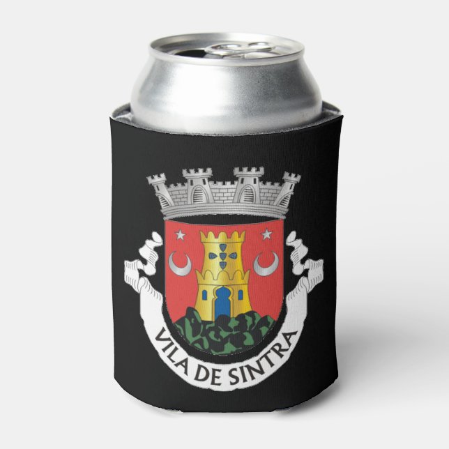 Enfriador De Latas Escudo de Sintra, camiseta PORTUGAL (Lata Anverso)