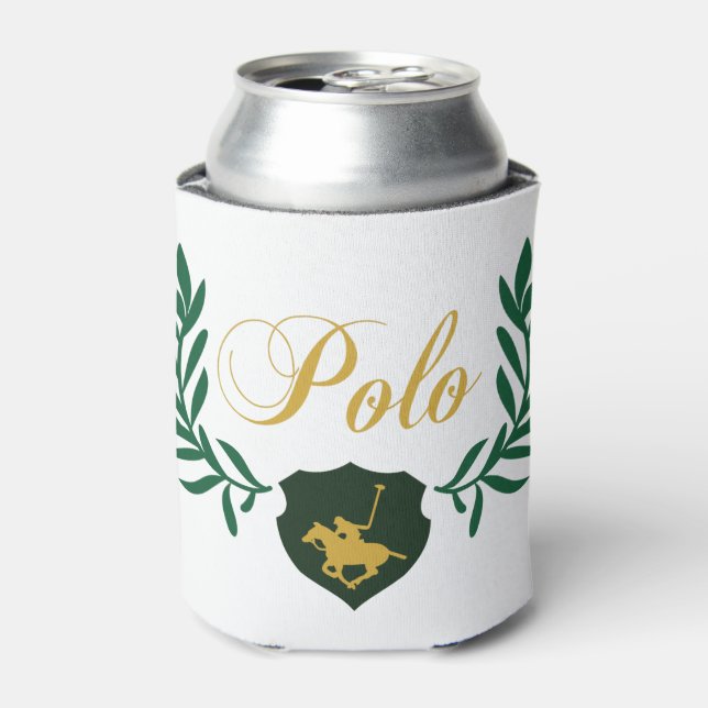 Enfriador De Latas Escudo deportivo de Polo (Lata Anverso)