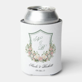 Enfriador De Latas Escudo Floral Rosa