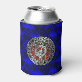 Enfriador De Latas Escudo y nudo de tartán del clan MacDuff