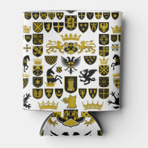 Enfriador De Latas Escudos herálicos, diseños simbólicos.
