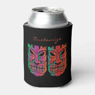 Enfriador De Latas Esculturas gemelas Tiki Thunder_Cove