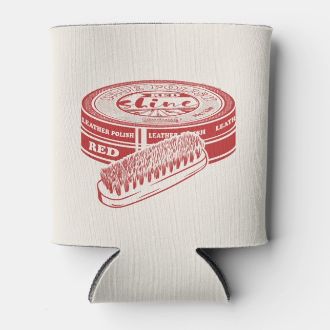 Enfriador De Latas Esmalte de calzado rojo (Anverso)