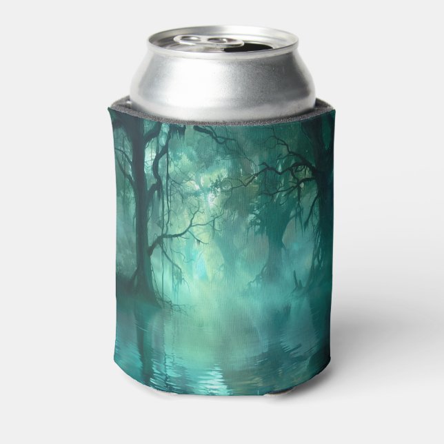 Enfriador De Latas Espectacular ciénaga verde (Reverso de la lata)