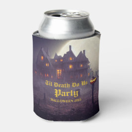 Enfriador De Latas Espeluznante fiesta de Halloween