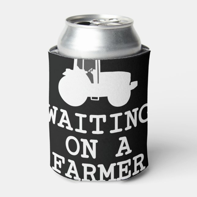 Enfriador De Latas Esperando a un granjero (Lata Anverso)
