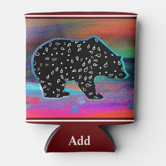 Enfriador De Latas Espíritu de oso negro Refrigerador de bebidas de c (Anverso)