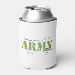 Enfriador De Latas Esposa del ejército - Siempre y para siempre