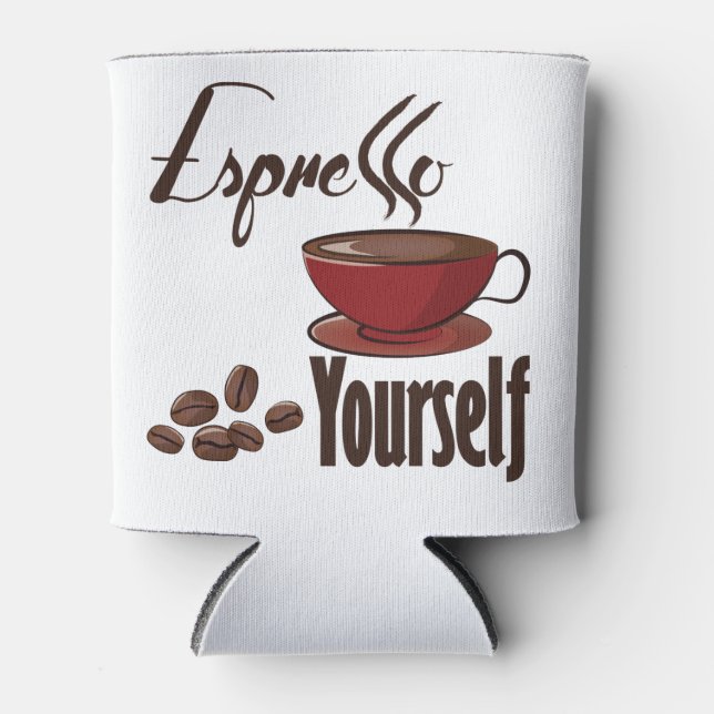Enfriador De Latas Espresso Coffee Pun Express You (Anverso)