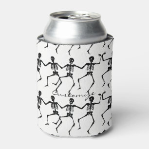 Enfriador De Latas Esqueletos bailarines Halloween Thunder_Cove