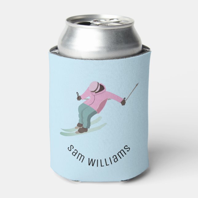 Enfriador De Latas Esquí (Lata Anverso)