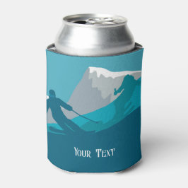 Enfriador De Latas Esquí alpino de descenso personalizado