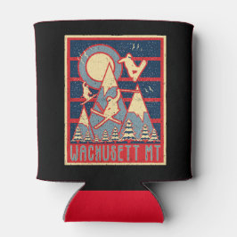 Enfriador De Latas Esquí de la montaña Wachusett del Retro 80
