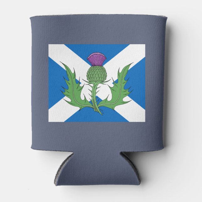 Enfriador De Latas Esquisto y Saltire escoceses (Anverso)