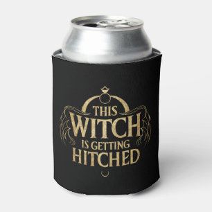 Enfriador De Latas Esta Bruja se Casa Novia de Boda de Halloween