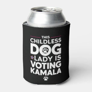 Enfriador De Latas Esta Señora de Perros sin Hijos Vota por Kamala en