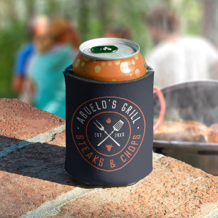 Enfriador De Latas Establecimiento del año personalizado del asador d