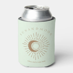 Enfriador De Latas Estado de ánimo verde marrón celeste Sol Luna