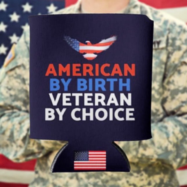 Enfriador De Latas Estadounidense Por Nacimiento, Veterano Por Elecci (Subido por el creador)