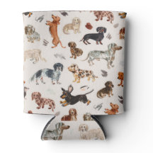 Estampa de perro al acuarela DACHSHUND DALLIANCE C