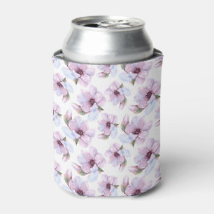 Enfriador De Latas Estampado de flores romántico