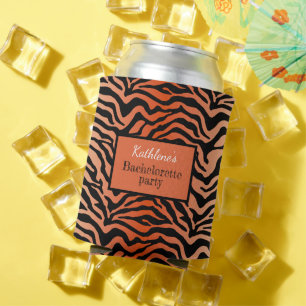 Enfriador De Latas Estampado de tigre