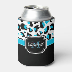 Enfriador De Latas Estampado leopardo lindo