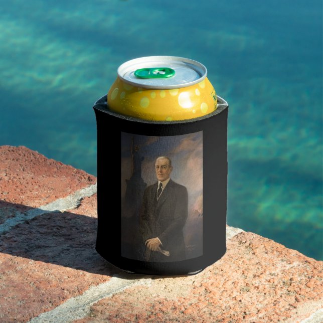Enfriador De Latas Estatua de la Libertad y Presidente Woodrow Wilson (Piscina in situ)