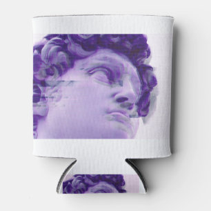 Enfriador De Latas Estatua griega de la interferencia de Vaporwave