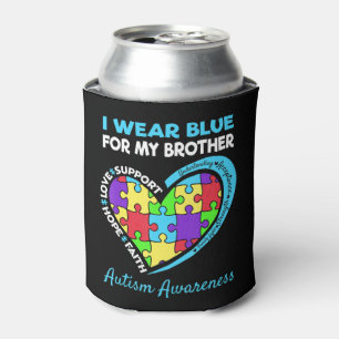 Enfriador De Latas Este diseño de conciencia del autismo es para los