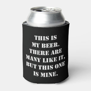 Enfriador De Latas Éste es mi lema de la cerveza