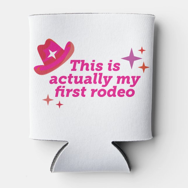 Enfriador De Latas Este es mi primer rodeo (Anverso)