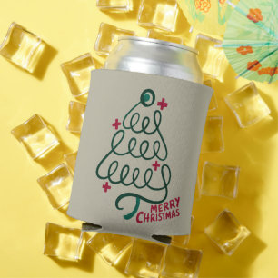 Enfriador De Latas Estetoscopio Feliz Navidad CNA Trabajador Médico