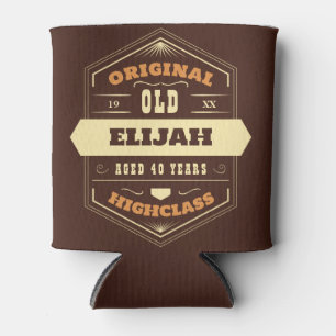 Enfriador De Latas estilo de etiqueta antiguo