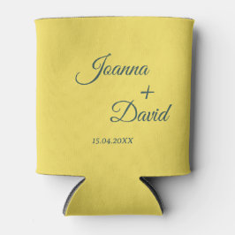 Enfriador De Latas Estilo minimalista | Boda de fuentes caligráficas