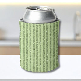 Enfriador De Latas Estilo Mínimo de Brillo de Pistacho Suave