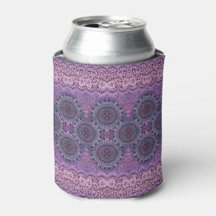 Enfriador De Latas Estilo morado boho