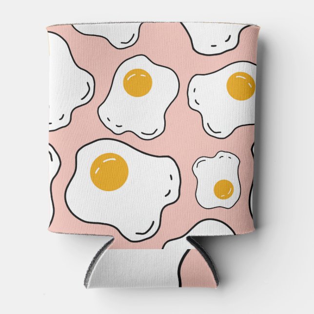 Enfriador De Latas Estilo personalizado: Patrón de huevo elegante (Anverso)