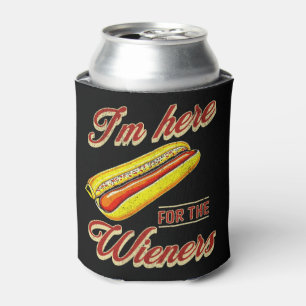 Enfriador De Latas Estoy aquí por los Wieners