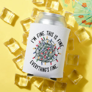 Enfriador De Latas Estoy Bien Esto está Bien Todo está Bien Divertida