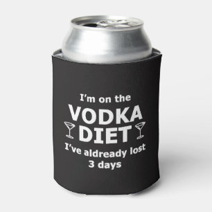 Enfriador De Latas Estoy en la dieta de Vodka