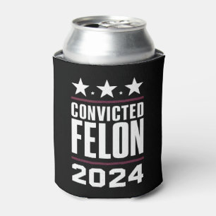 Enfriador De Latas Estoy votando por el delincuente convicto Pro Trum