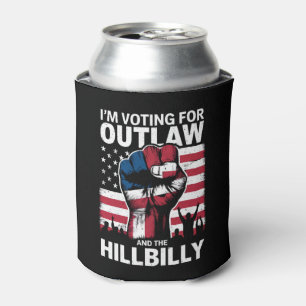 Enfriador De Latas Estoy votando por el forajido y el paleto 2024 EE.