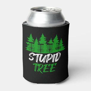 Enfriador De Latas Estúpido Tree Disc Golf Funny Frisbee Golf